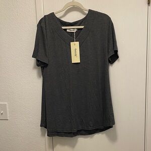 Universal Thread Dark Gray V-Neck Tee